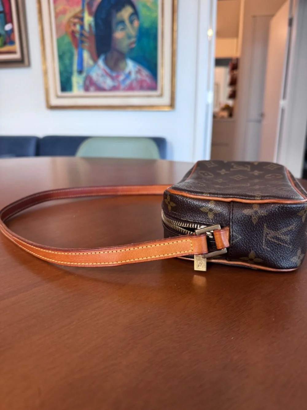 Authentic Louis Vuitton Monogram Pochette Cité Shoulder Bag